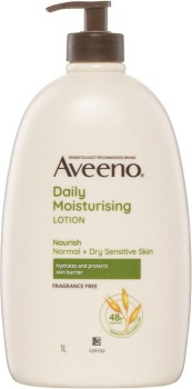 Aveeno-Daily-Moisturising-Soothe-Normal-Dry-Sensitive-Skin-1-Litre on sale