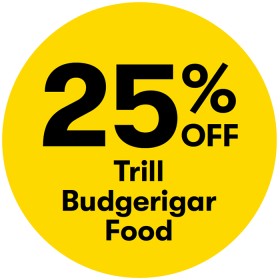 25-off-Trill-Budgerigar-Food on sale