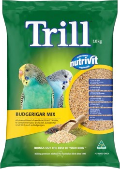 Trill-Budgerigar-Food-10kg on sale