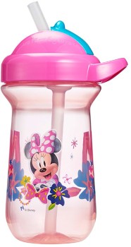 The-First-Years-Toddler-Feeding-Assorted-Flip-Top-Straw-Cup-Minnie-296ml on sale