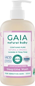 Gaia-Natural-Baby-Sleeptime-Wash-500ml on sale