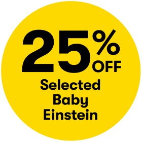 25-off-Selected-Baby-Einstein on sale