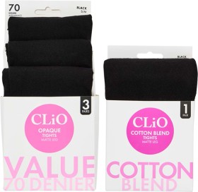 Clio-Cotton-Blend-Tights-or-3-Pack-Opaque-70-Denier-Tights on sale