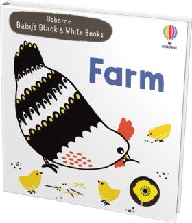NEW-Babys-Black-White-Books-Farm on sale