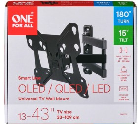 One-For-All-13-43-Inch-Full-Motion-TV-Wall-Mount on sale
