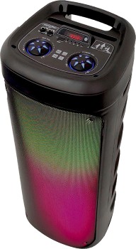 EKO-Party-Speaker-with-LED-Lights-and-Wired-Microphone on sale