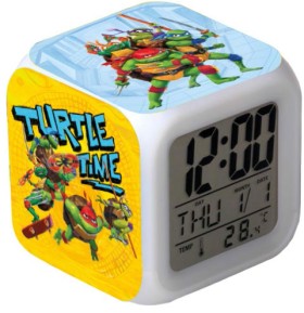 Teenage-Mutant-Ninja-Turtles-Alarm-Clock-Glow-Cube on sale