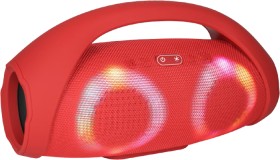 JVC-Portable-Bluetooth-Boombox-with-Microphone-Red on sale