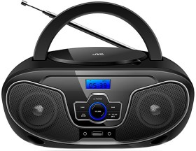 JVC-Portable-CD-Player-with-Bluetooth-Black on sale