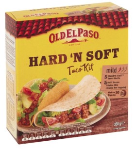 Old-El-Paso-Hard-N-Soft-Taco-Kit-350g on sale