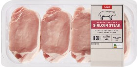 Coles-Australian-Pork-Sirloin-Steaks-500g on sale