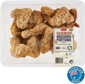 Coles-RSPCA-Approved-Chicken-Southern-Fried-Mixed-Portions-12kg on sale