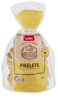 Coles-Pikelets-8-Pack-200g on sale