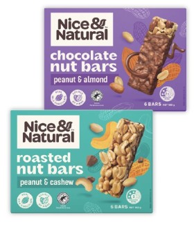 Nice-Natural-Nut-Bars-180g-192g on sale