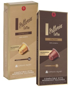 Vittoria-Nespresso-Compatible-Coffee-Capsules-10-Pack on sale
