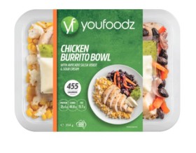 Youfoodz-Regular-Chicken-Burrito-Bowl-354g on sale