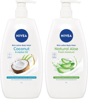 Nivea-Shower-Cream-or-Gel-1-Litre on sale