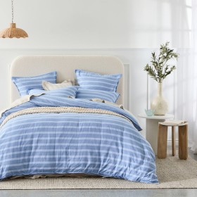 Stripe-Washed-Linen-Look-Quilt-Cover-Set-by-Essentials on sale