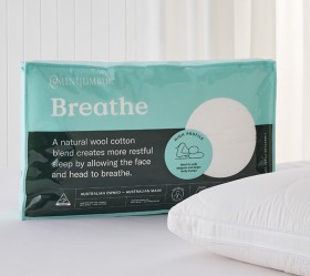MiniJumbuk+Breathe+Cotton+Quilted+Medium+Pillow
