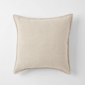 Sorano-Linen-Blend-Cushion-Natural on sale