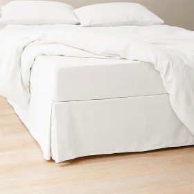 Milano-Linen-Sheet-Set-White on sale