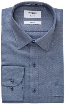 Van-Heusen-Business-Shirt-Navy on sale