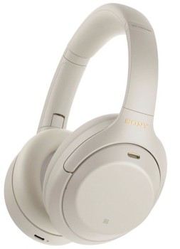 Sony+Silver+Noise+Cancelling+Headphones+WH1000XM4S