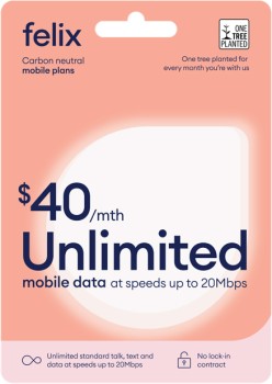 Felix-40-Unlimited-Mobile-Data-Plan on sale