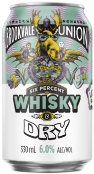 NEW-Brookvale-Union-Whisky-Dry-Cans-4x330mL on sale
