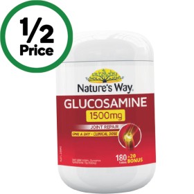 Natures-Way-Glucosamine-1500-Joint-Repair-Tablets-Pk-180 on sale