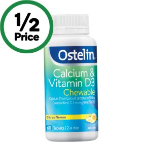 Ostelin-Vitamin-D-Calcium-Chewable-Tablets-Pk-60 on sale