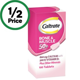 Caltrate-Bone-Muscle-Health-50-Tablets-Pk-100 on sale