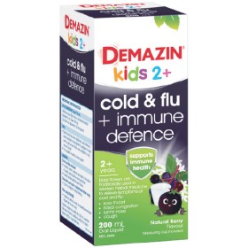 Demazin-Kids-2-Cold-Flu-Immune-Defence-Oral-Liquid-200ml on sale