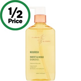 Thanks-To-Nature-Shower-Oil-250ml on sale
