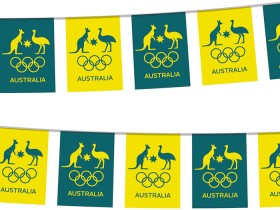 Australian-Olympic-Team-Bunting on sale