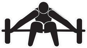 Sporting-Weightlifter-Cut-Out on sale