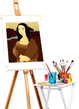 Wooden-Sketch-Easel-192x96x96cm on sale