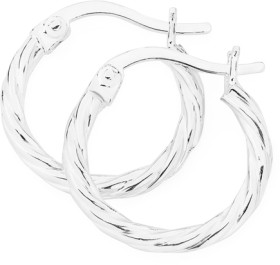 Sterling-Silver-15mm-Twist-Hoop-Earrings on sale