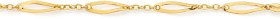9ct-Gold-19cm-51-Open-Eyelet-Bracelet on sale