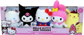 NEW+Hello+Kitty+%26amp%3B+Friends+5-Pack+Plush