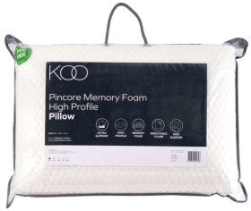 KOO-Air-Flow-Memory-Foam-High-Profile-Pillow on sale