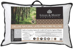 Logan-Mason-Deluxe-Natural-Latex-Pillow on sale