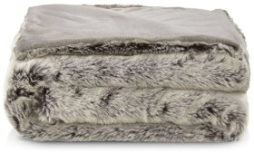 40-off-NEW-Bouclair-Faux-Fur-Wolf-Throw on sale
