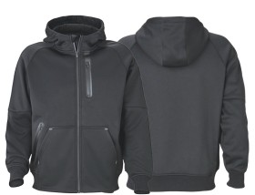 ELEVEN-Black-Tech-Fleece-Full-Zip-Hoodie on sale