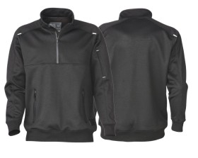 ELEVEN-Black-Tech-Fleece-Quarter-Zip-Pullover on sale