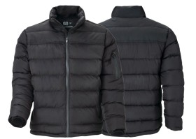 ELEVEN-Black-Quilted-Puffer-Jacket on sale