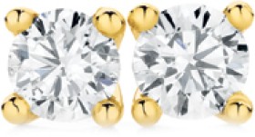 18ct-Gold-Diamond-Earrings on sale