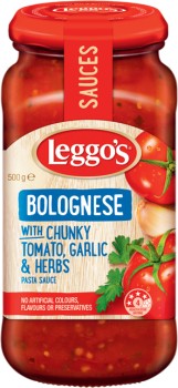 Leggos-Pasta-Sauce-490-500g-Selected-Varieties on sale