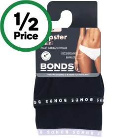 Bonds-Ladies-Hipster-Bikini-Assorted-Pk-2 on sale