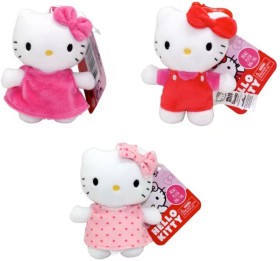 Hello+Kitty+Mini+Plush+Bag+Tag+-+Assorted